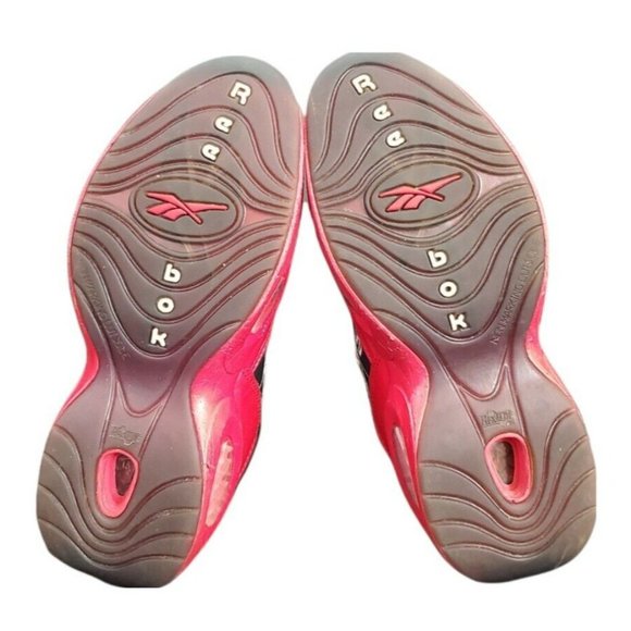 Reebok Question Mid Allen Iverson Vector Red/Black US Men’s Size 6/7.5 in Women - Picture 6 of 9